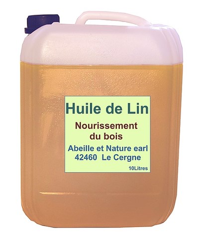Huile de lin en jerican de 10 l