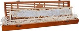 Rayon de miel biologique 100% nature Rayon entier de miel dans ses alvéoles de cire, présenté en coffret bois luxueux