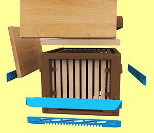 Ruche Plastique Apizo pour élever des abeilles sans souci 