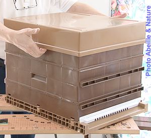 Toit de ruche en plastique alimentaire